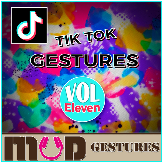 Second Life Marketplace - ..::MuD::.. Tik Tok Vol 11 Gesture Fatpack